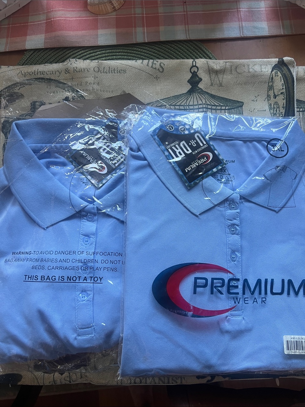 Women’s Light Blue Polo